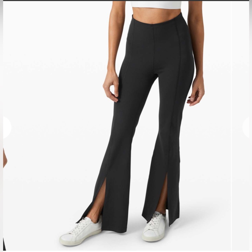 lululemon athletica Black Flare Leggings